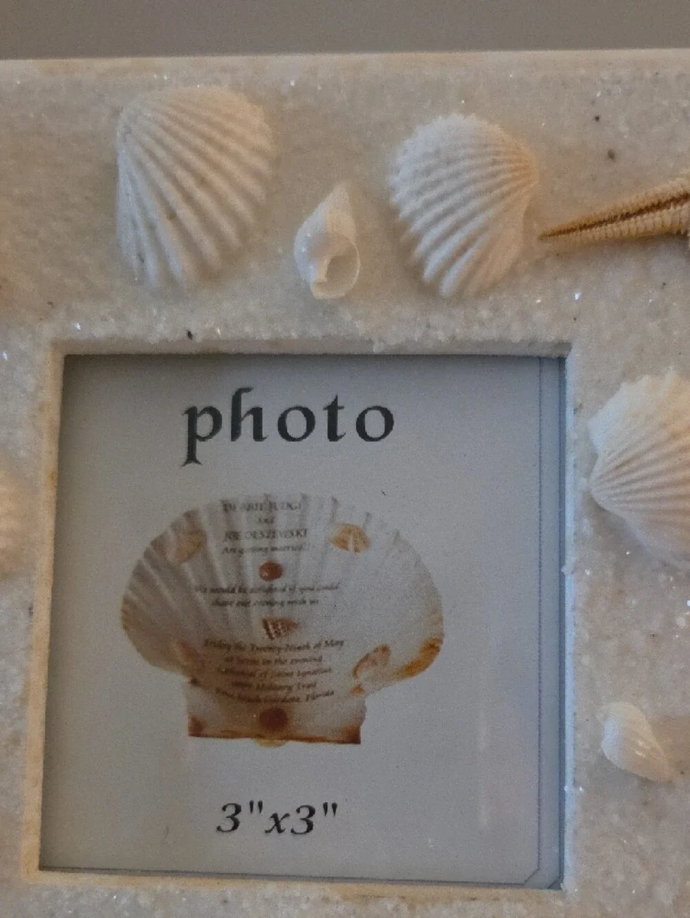 Ceramic Shell Photo Frame - Picture 5 of 11